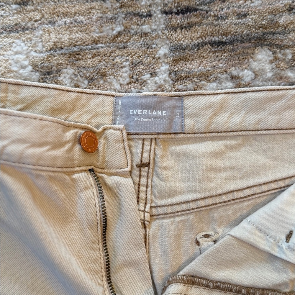 Everlane Tan Jean Shorts for Women Size 30 - Picture 4 of 8